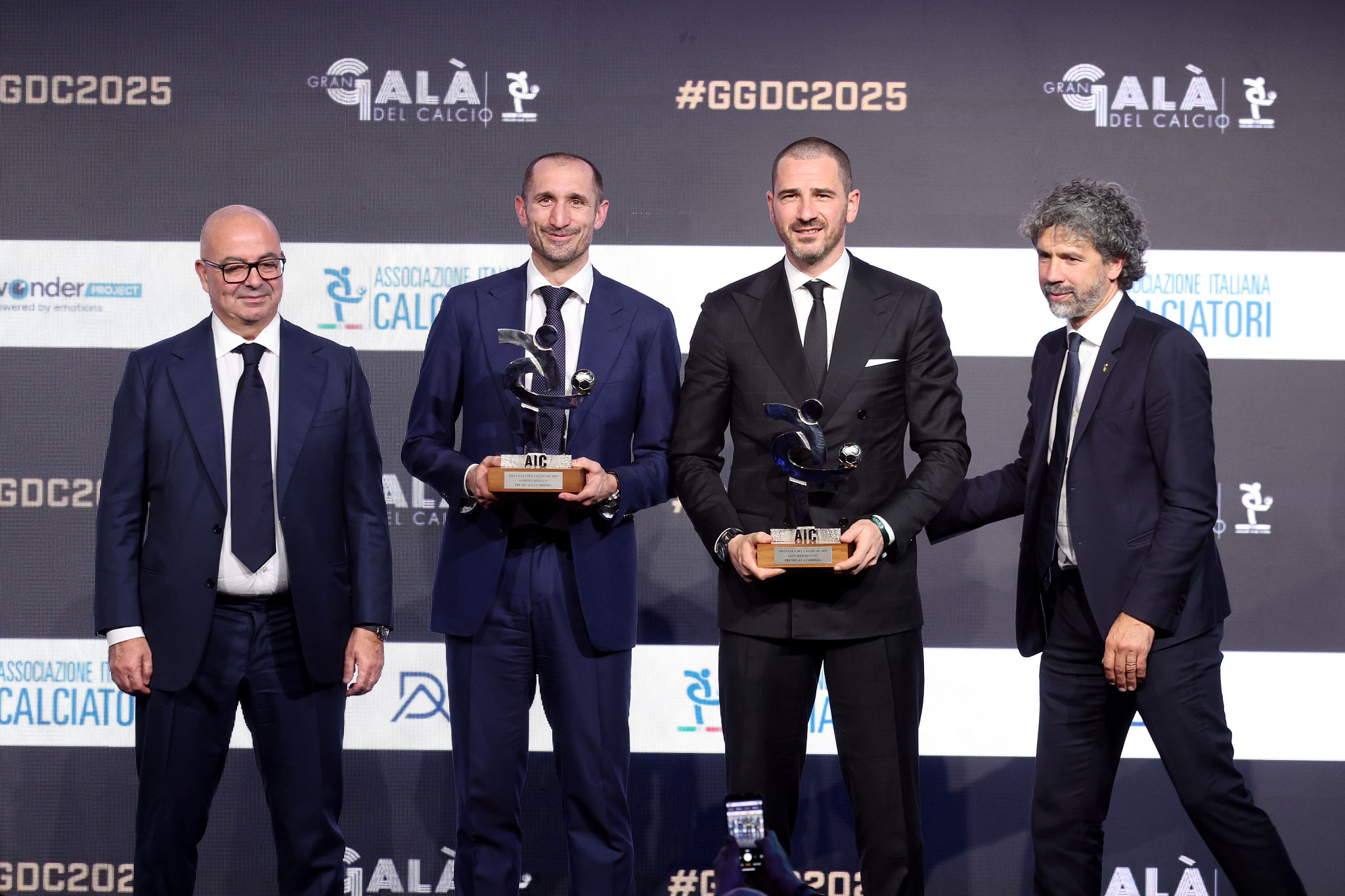 Premio Legend per Bonucci e Chiellini: il tributo alla loro storia juventina