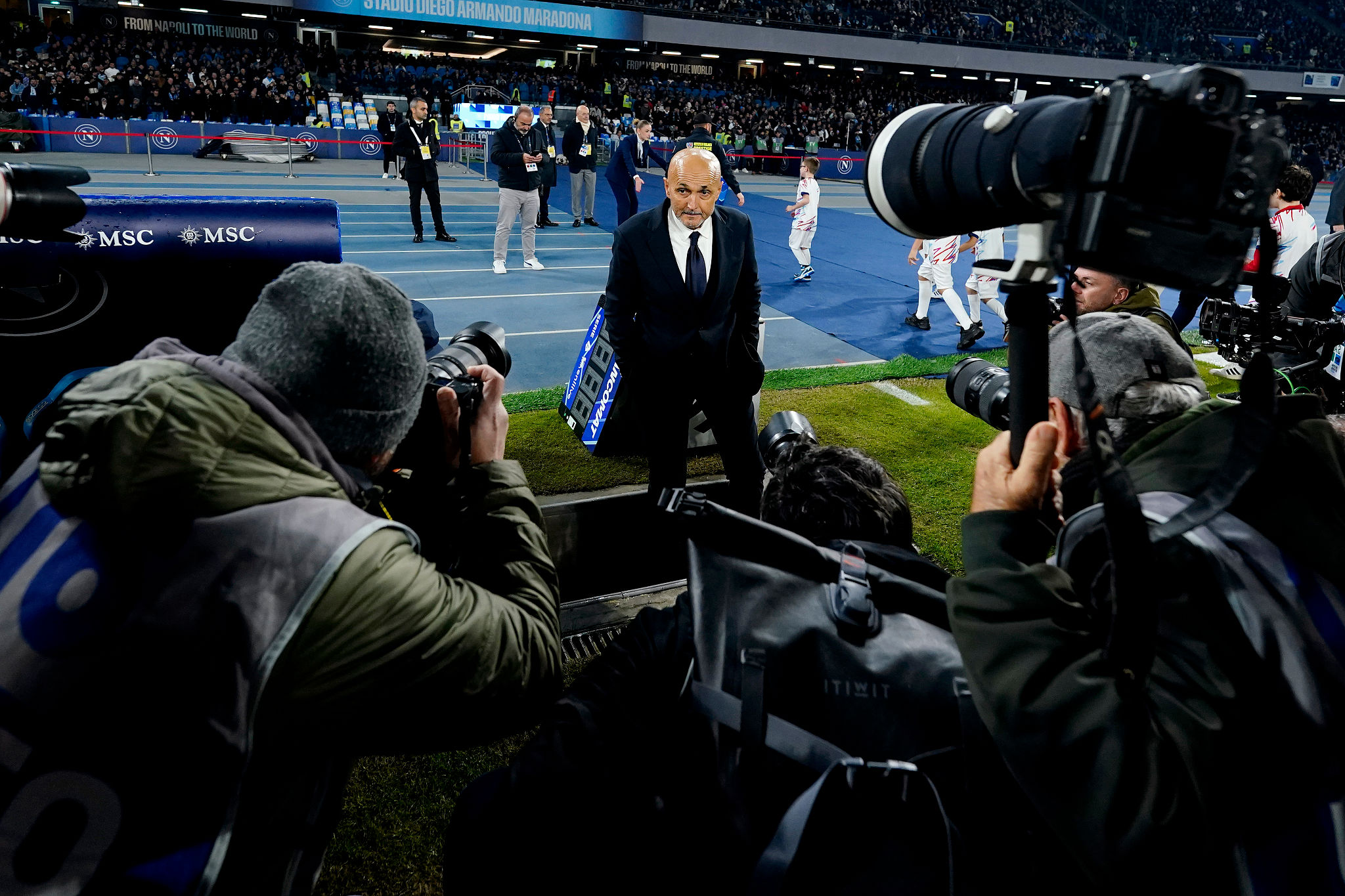 Ritorno amaro per Spalletti a Napoli: fischi e pochissimi applausi