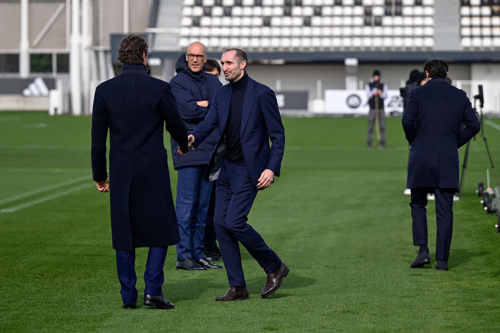 Chiellini in Lega dribbla le polemiche e tende la mano a Marotta