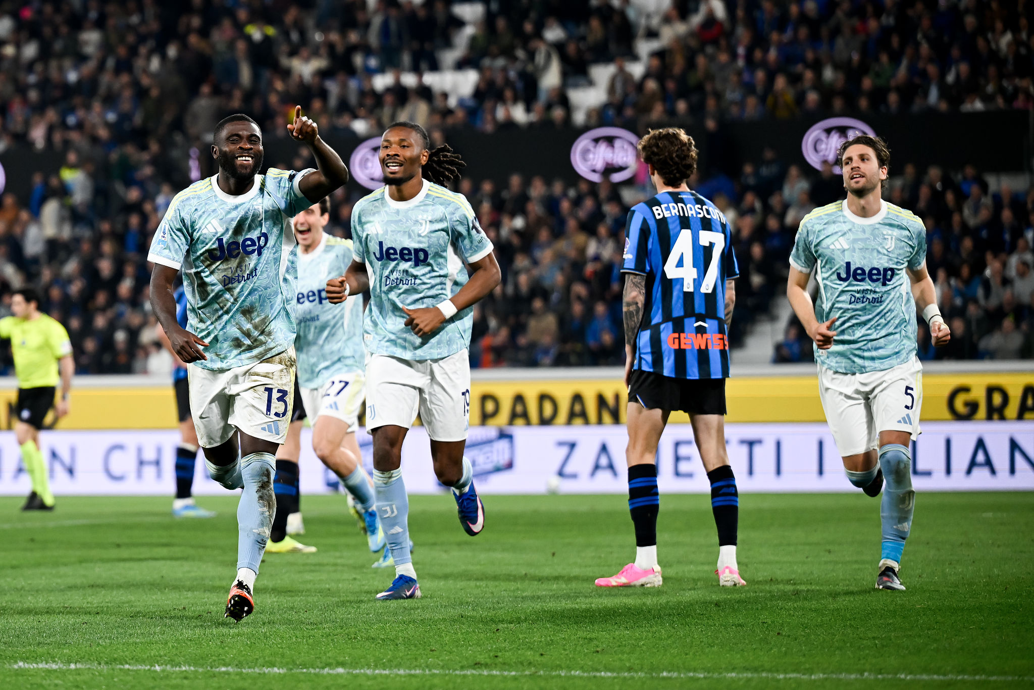 Vittoria a Bergamo e sorpasso Champions: un gol di Boga lancia la Juve