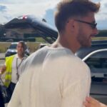 Juventus, Vicario è arrivato a Torino: foto e video dell'arrivo