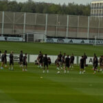 Juventus in allenamento alla Continassa