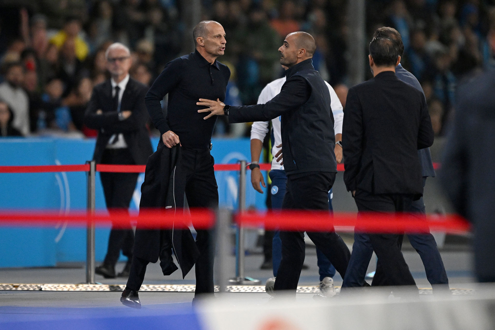 Squalifica per Allegri, niente panchina contro la Juve: il tecnico del Napoli fermato due turni